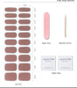 Peat Red Brown Gel Nail Strips