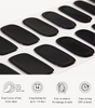 Oynx Black Gel Nails Strips