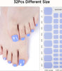 Baby Blue Toe nails