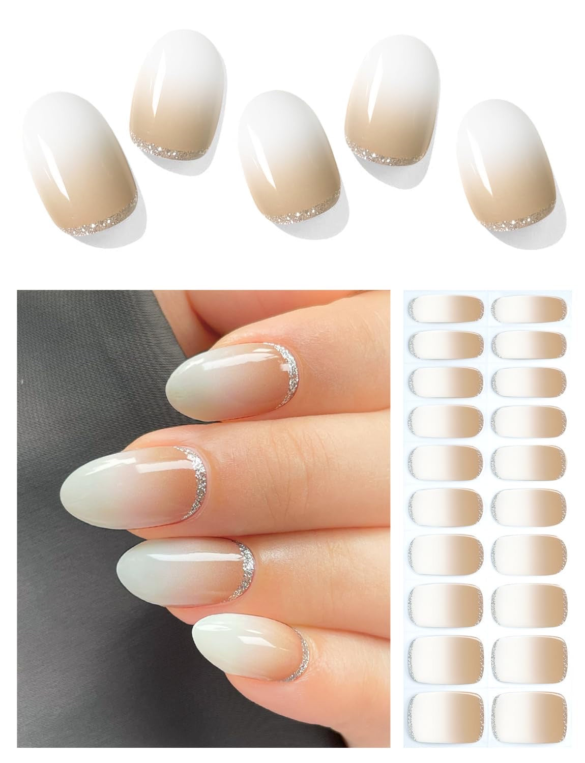 Nude ombre Nails