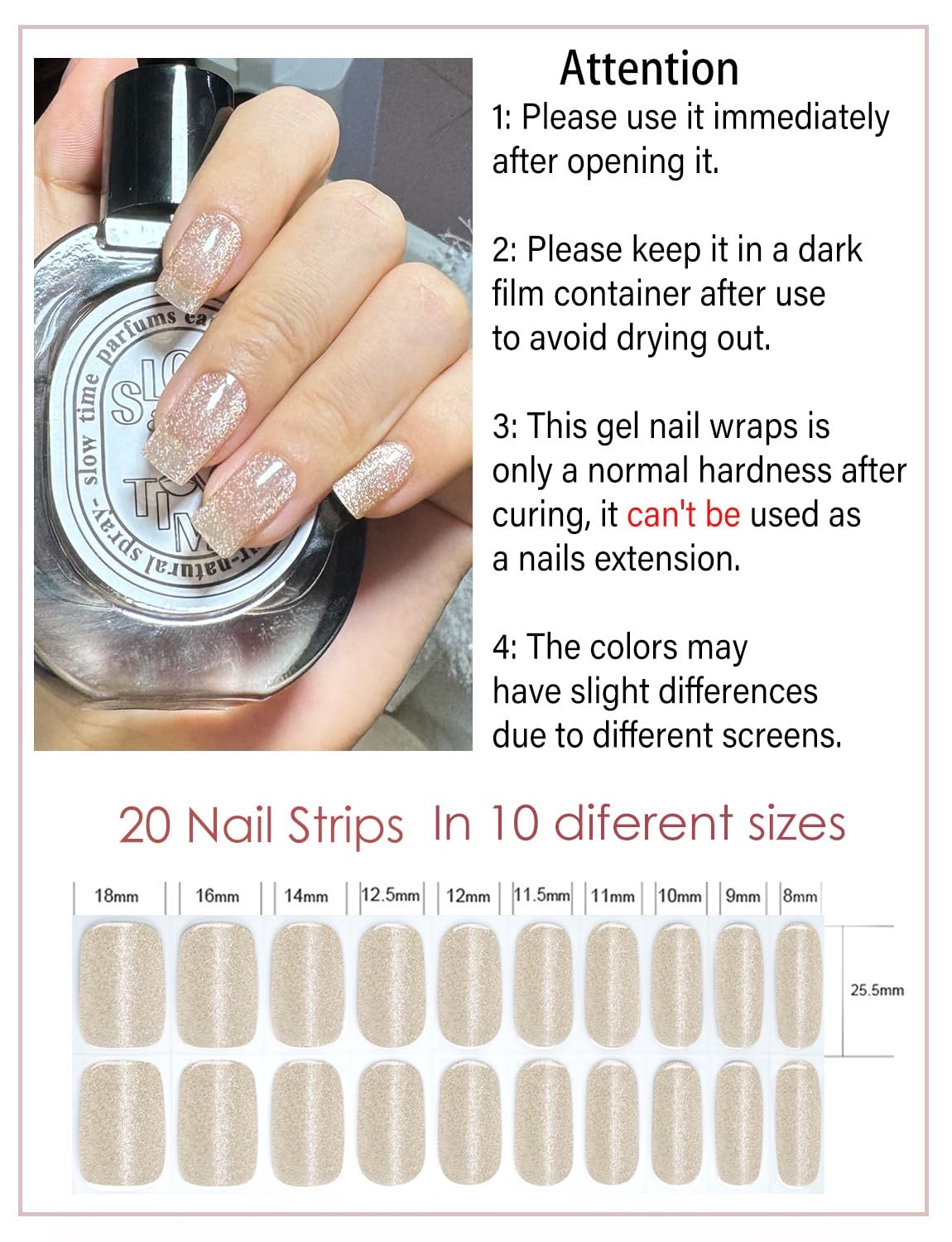 Nude cat eye nails