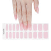 Semi Cured Gel Nail Strips Salon-Quality DIY Nails With 20 Semi Cured Gel Strips And UV Gel Stickers For Gradient Pink And Glitter Designs UV Light For Gel Nail Required