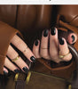 Oynx Black Gel Nails Strips