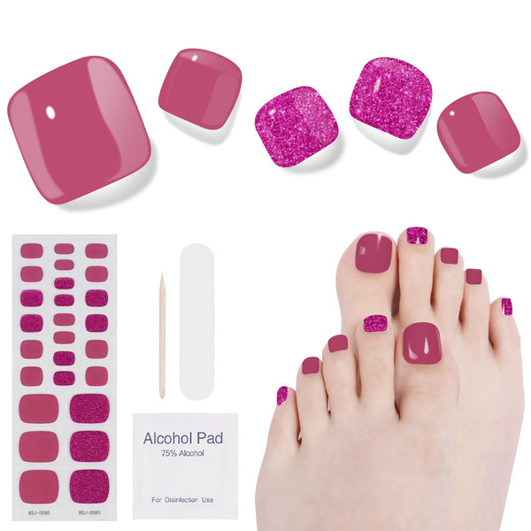 Greident Pink Gel Toe strips