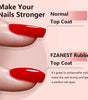 Ultra Shine Rubber Gel Top Coat – 15ml No-Wipe, Plumping & Strengthening Finish