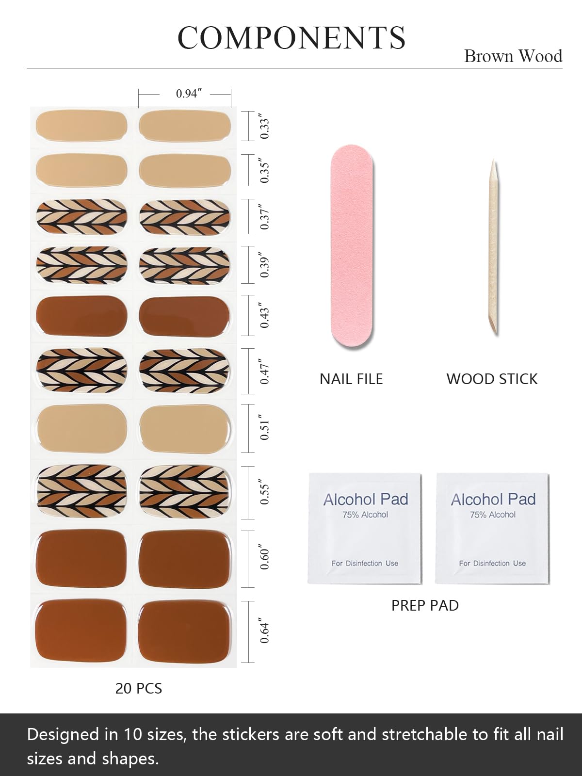 BROWN WOOD NAILS