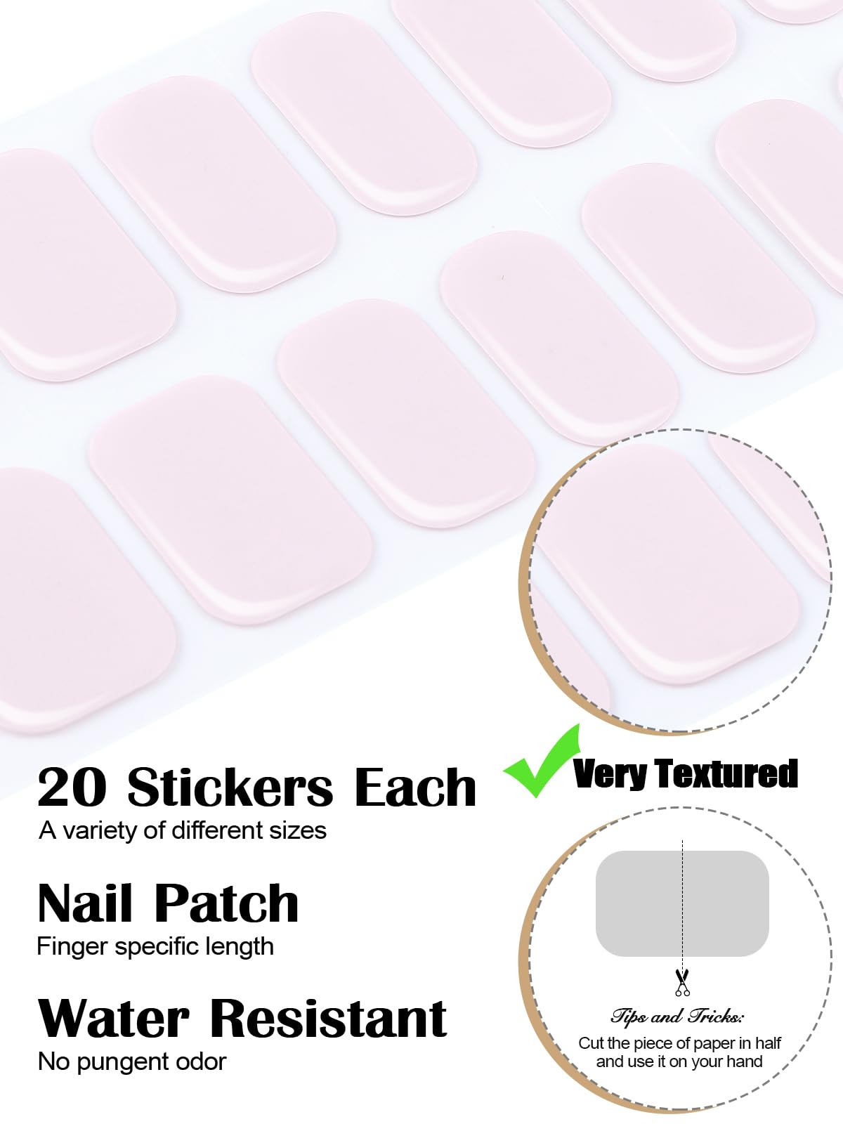 EBANKU Cured Gel Nail Strips, 20Pcs Red Glitter Gradient Gel Nail Polish Stickers for Women Girls, Salon Quality Gel Nail Wraps with Nail File and Stick （UV/LED Lamp Required）