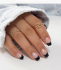 Black French Tip Nails