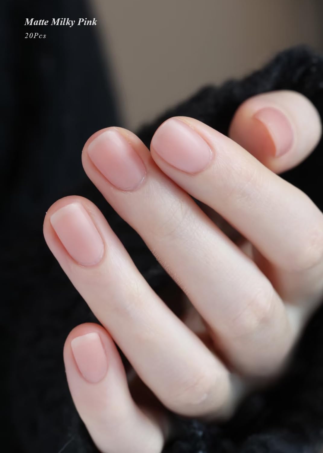 Matte Milky Pink Gel Nail Strips