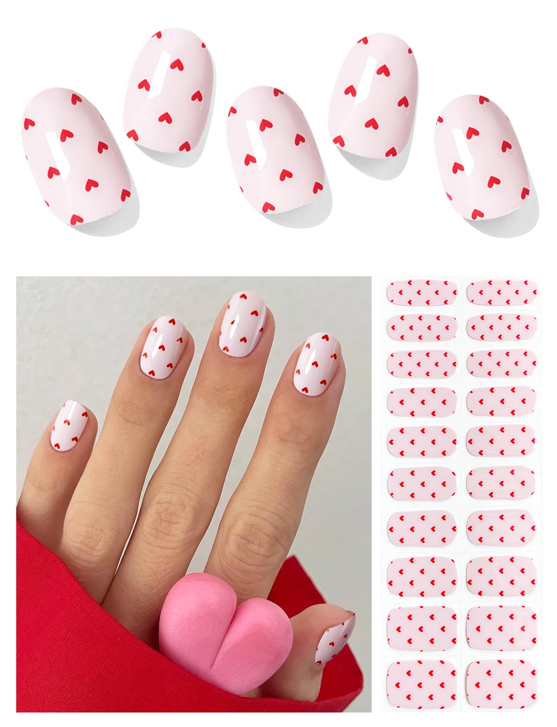 Pink Love Nails
