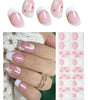 Flower pink French tip