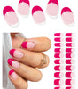 Pink French Tip Nails