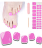 Pink Toe Nails