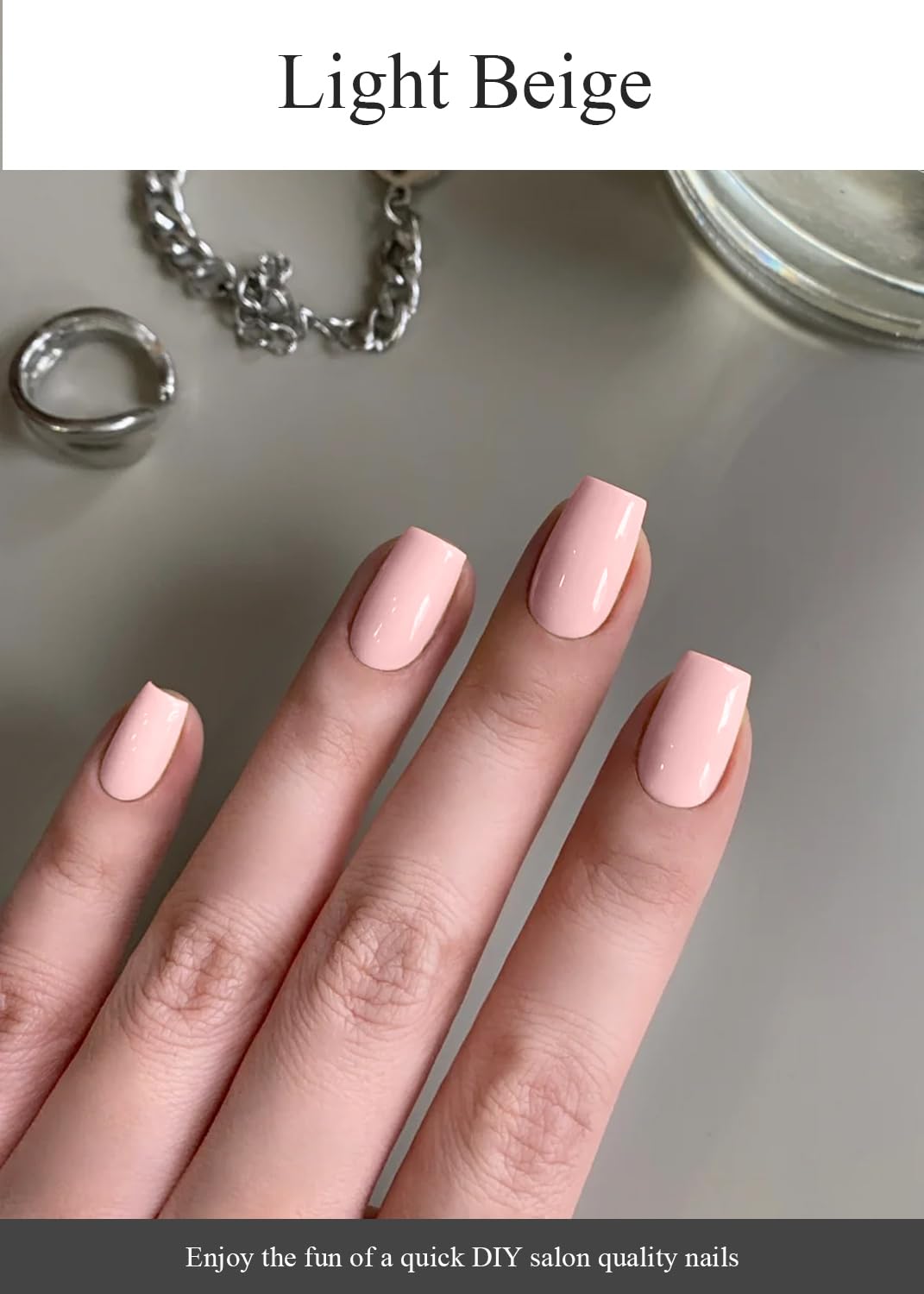 Light Beige Nails