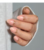 Semi Cured Gel Nail Strips (Gold End), Gold Foil Line Design, Nude, 20 Pcs Gel Nail Wraps, Stickers, UV Light Required, Salon Quality, Long Lasting