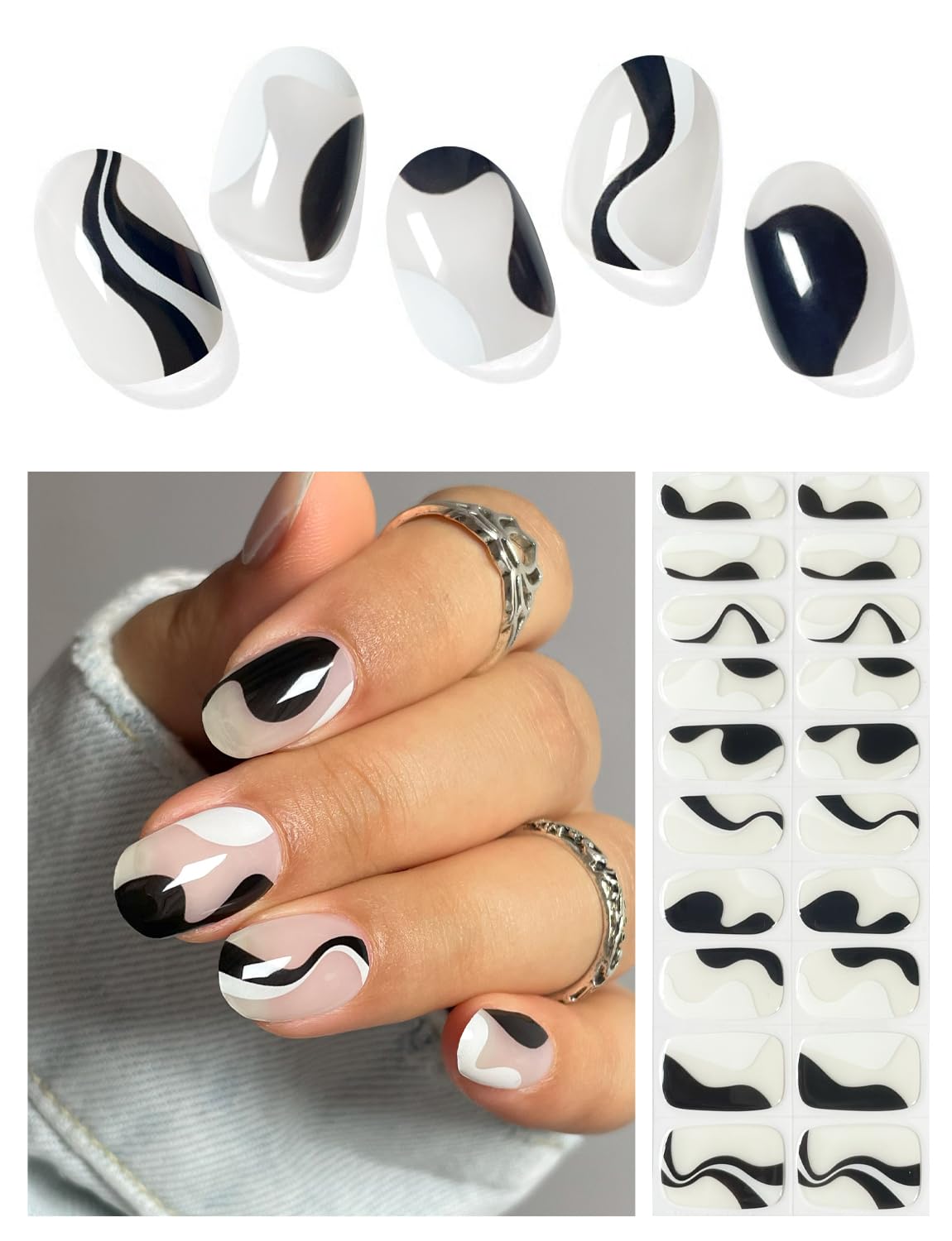 Black Line Nails