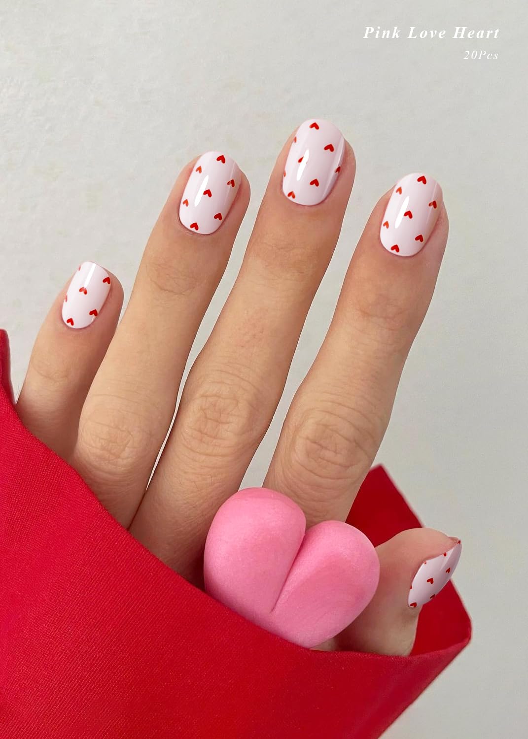 Pink Love Nails