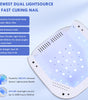 Cordless LED Nail Lamp for Gel Polish - Auto Sensor, 4 Timers, UV Gloves Included | Fast Drying Home & Salon Use