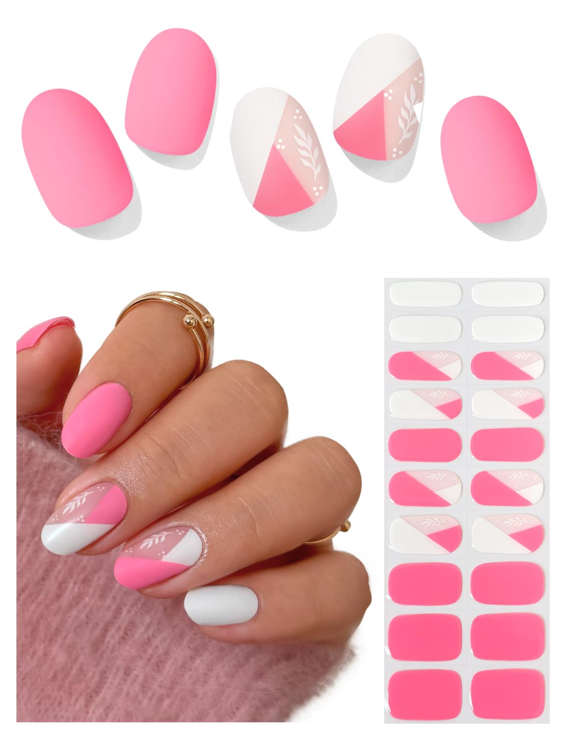 Coral Pink Nails