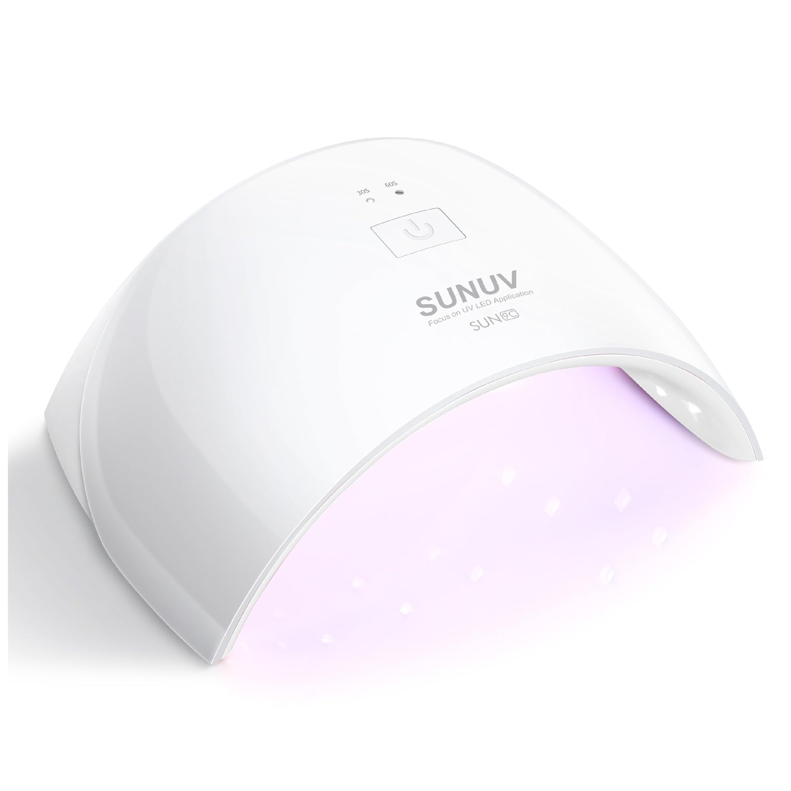 SUNUV Gel Nail Lamp – Auto Sensor, Dual Timer, Fast-Drying