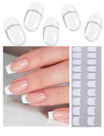 White French tip Gel Nail Strips