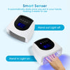 Rechargeable UV LED Nail Lamp, 60W UV Led Nail Light for Gel Nails, Auto Sensor and 4 Timer Settings, Professional Nail Art Tools with Automatic Sensor, LCD Display