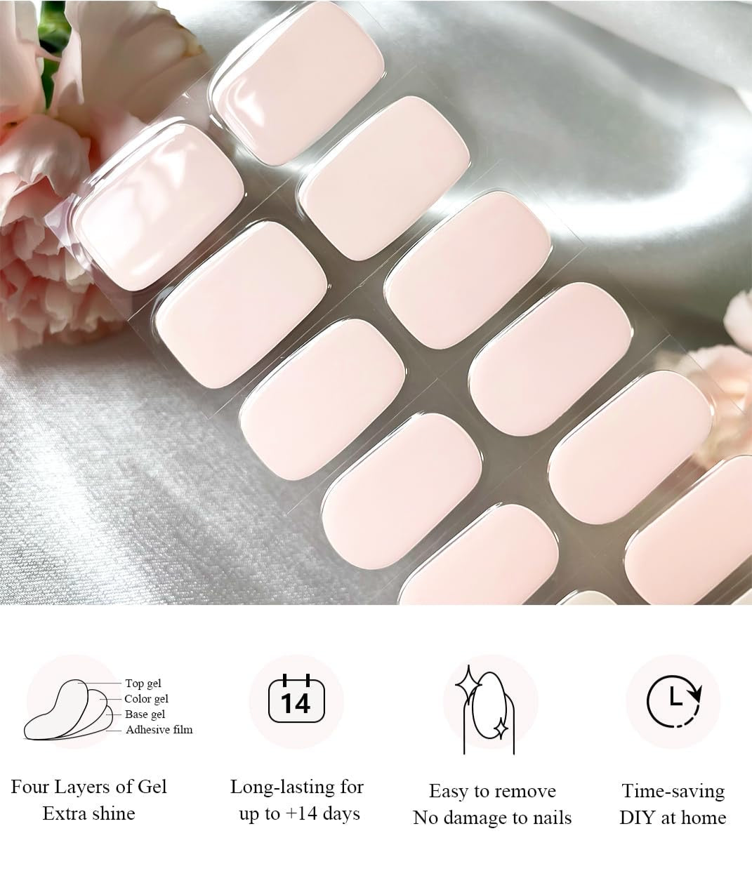 Light Nude pink Nails