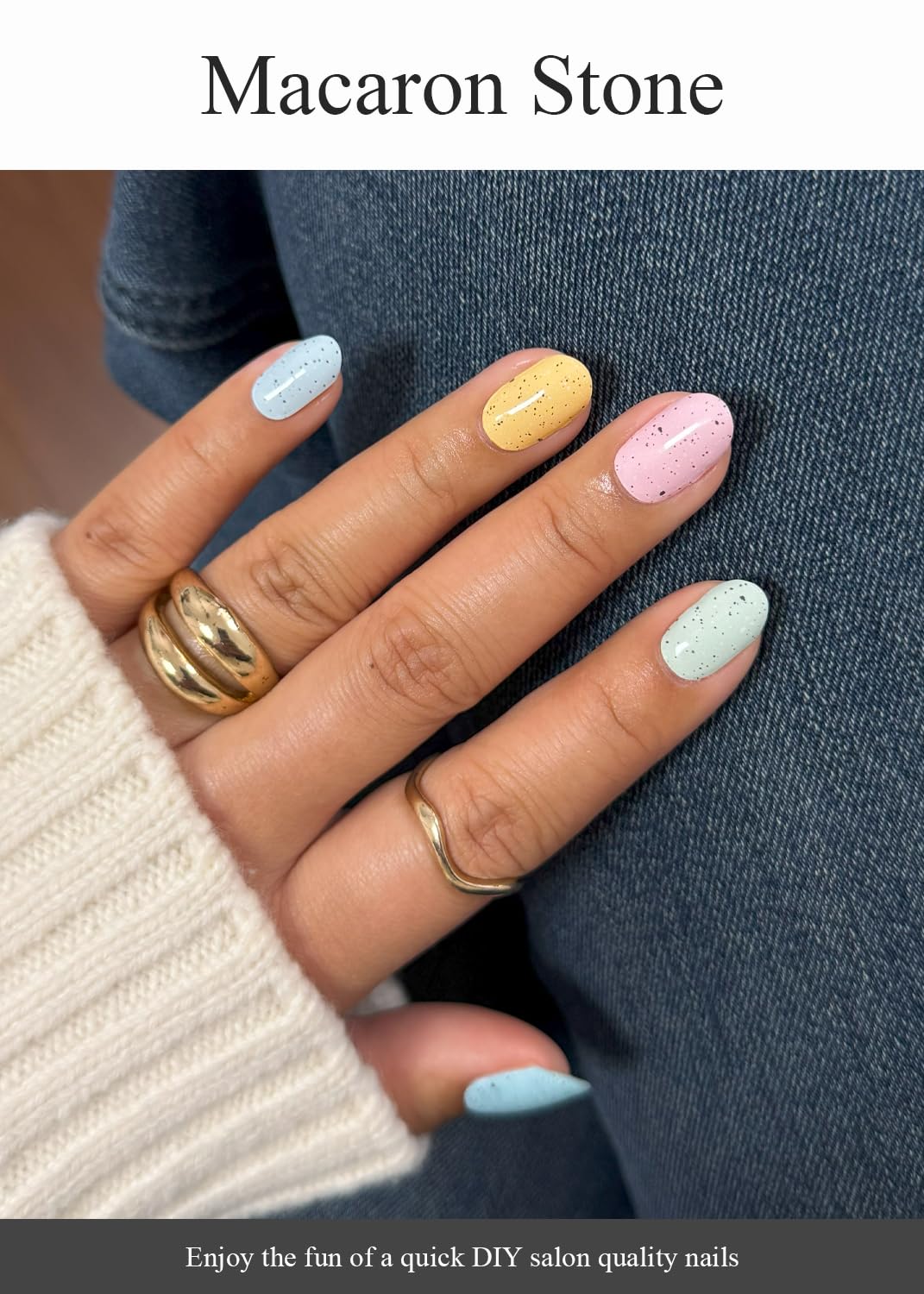 Pastel Mix Gel Nail Strips