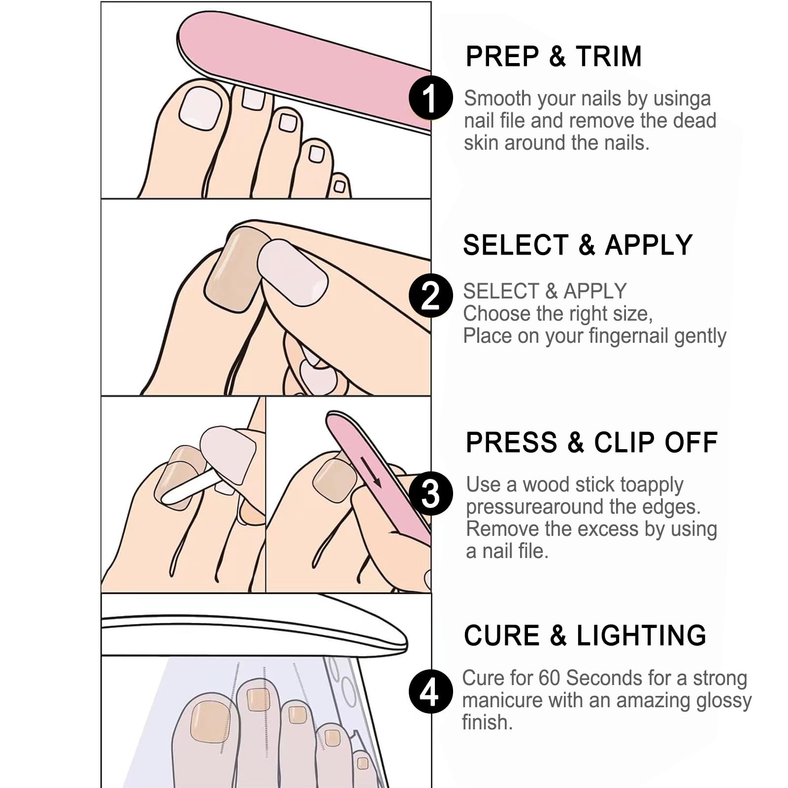 Pink Toe Nails