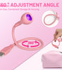 AORAEM Nail Lamp LED Nail Manicure Dryer Curing Light with Black Gooseneck and Clamp for Gel Nails