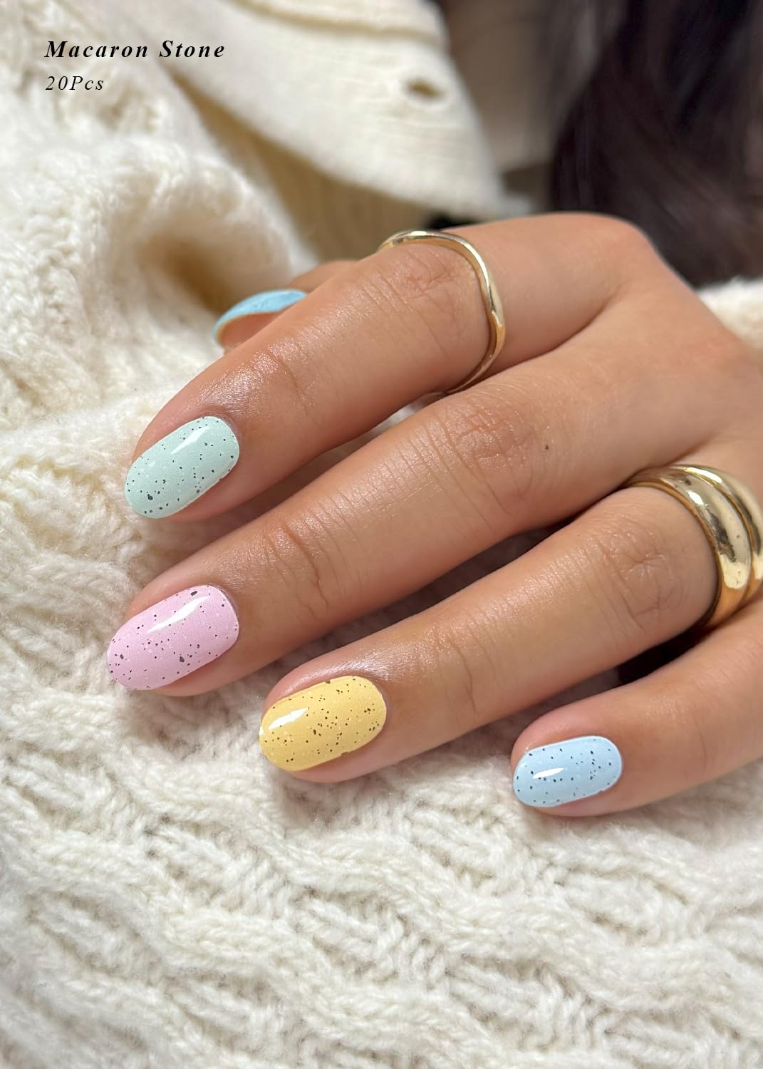 Pastel Mix Gel Nail Strips