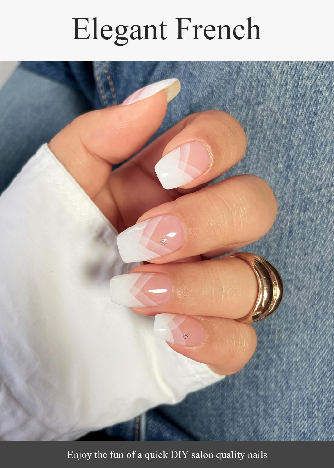 Elegant French Tip Nails