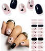 Black Heart Gel Nails