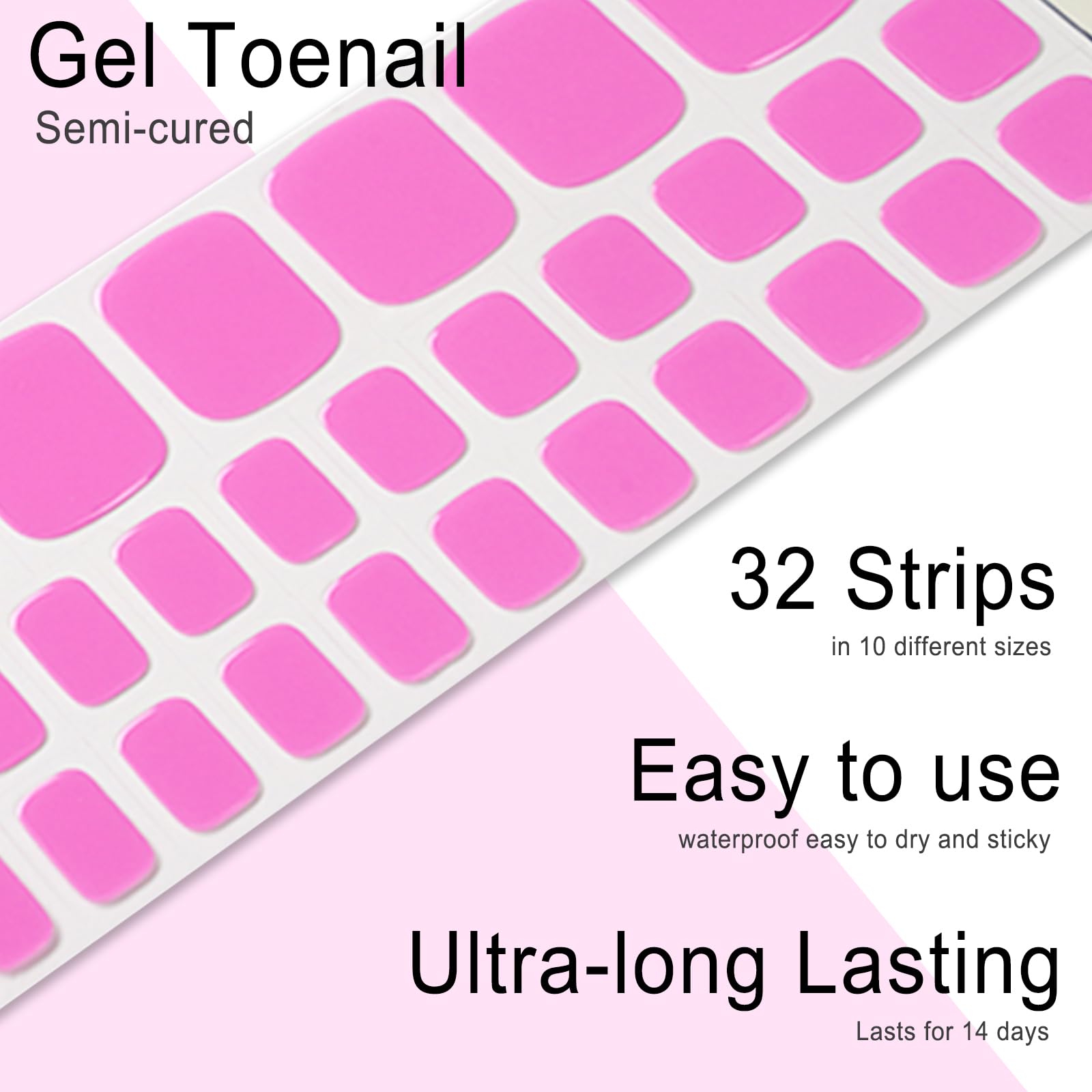 Pink Toe Nails