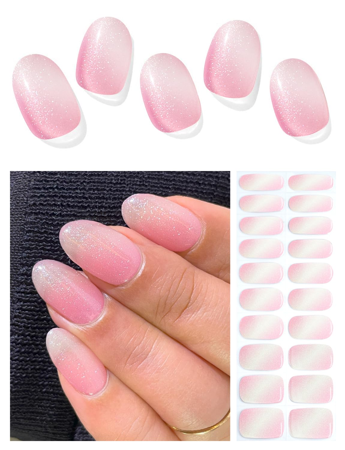 Glitter Ombre Nails