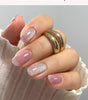PINK CAT EYE NAILS