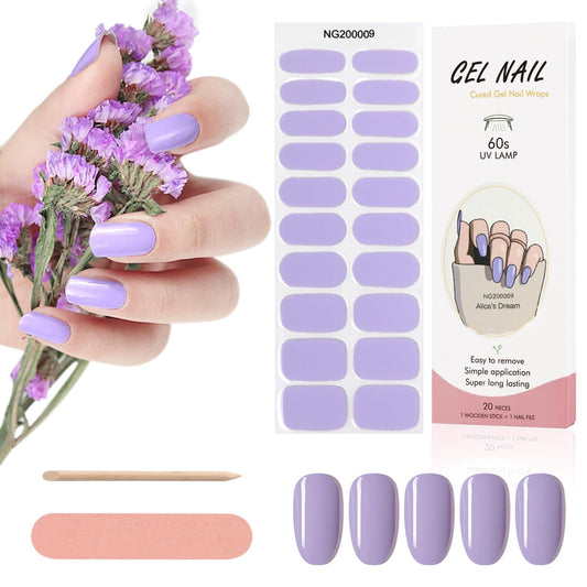 Abyss Purple Gel Nail Strips: Elevate Your Nail Game