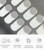 White French Tip Gel Nail strips