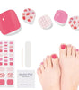 Strawberry Pink Toe nails