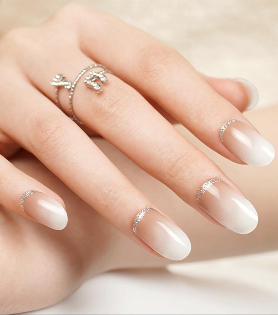 Nude ombre Nails