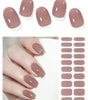 Peat Red Brown Gel Nail Strips
