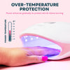 SUNUV SUN4 48W UV LED Nail Lamp, UV Light for Nails, LED UV Lamp for Gel Nails with 4 Timer Settings, Nail Dryer for Gel Polish for Home Salon Black