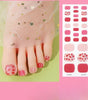 Strawberry Pink Toe nails