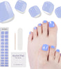 Baby Blue Toe nails