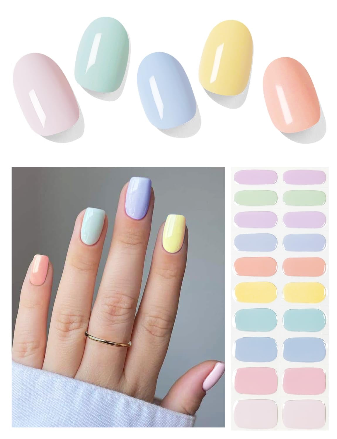 Pastel Mix Nails