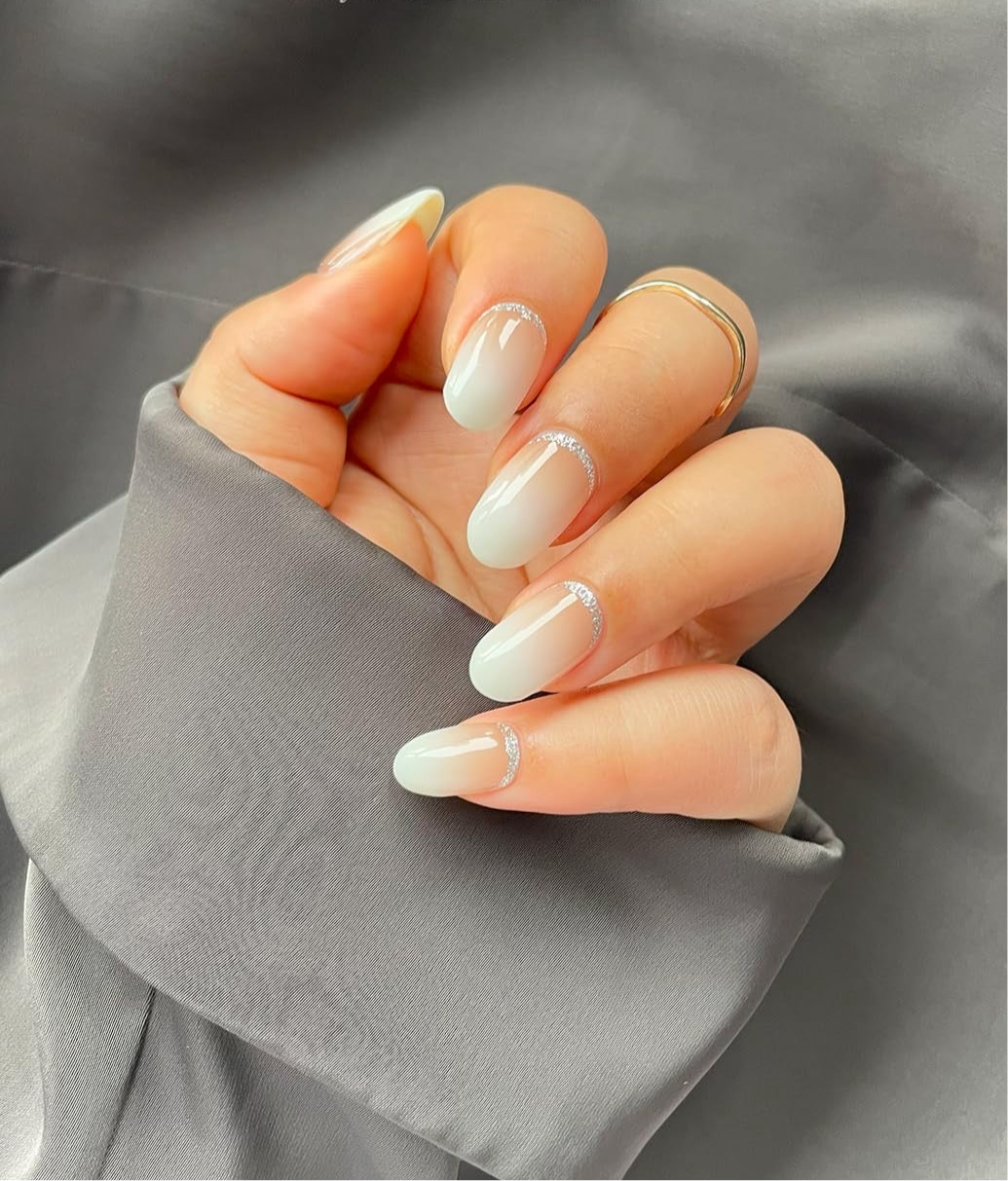 Nude ombre Nails