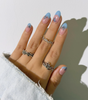 Butterfly Blue Gel Nail Strips