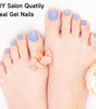 Baby Blue Toe nails