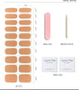 Sandy Brown Gel Nail Strips
