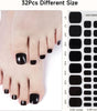 Black Toe Nail Strips